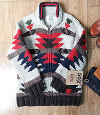 CANADIAN SWEATER COMPANY 케나디안 스웨터 컴파니 양모100% 코위챤 스웨터!  M사이즈 저스트핏!