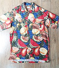일본판 90s  빈티지 알로하 셔츠!  100~105 사이즈! 굿 컨디션!
