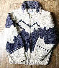 KANATA 캐나다 헨드메이드 양모100% 인디언 코위챤 스웨터(cowichan sweater) 양쪽에 포켓 있습니다. 