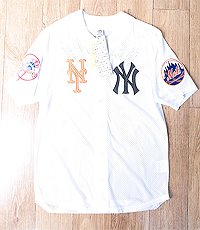 일본판 majestic athletic MLB  뉴욕양키즈 X 뉴욕매츠 저지~! L사이즈! 새 제품입니다.